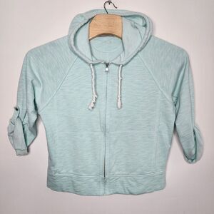 Calvin Klein Performance Blue Full‎ Zip Up Hoodie Women's Size M Medium